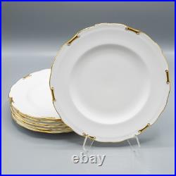 READ- Royal Crown Derby Regency Salad Plates Set of 7 8 1/2-FREE USA SHIPPING