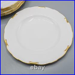 READ- Royal Crown Derby Regency Salad Plates Set of 7 8 1/2-FREE USA SHIPPING