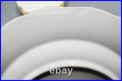 READ- Royal Crown Derby Regency Salad Plates Set of 7 8 1/2-FREE USA SHIPPING