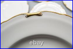 READ- Royal Crown Derby Regency Salad Plates Set of 7 8 1/2-FREE USA SHIPPING