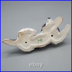 READ- Royal Crown Derby Spaniel Dog Lying Down F495 Figurine FREE USA SHIPPING