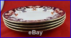 ROYAL CROWN DERBY 10 DINNER PLATES IMARI 1270 Qty of 4, Wonderful Condition