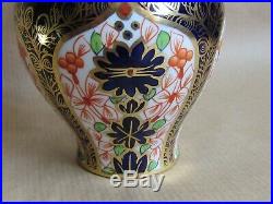 ROYAL CROWN DERBY 1128 IMARI SMALL HANDLED EWER DATED 1913 MINT (Ref4567)