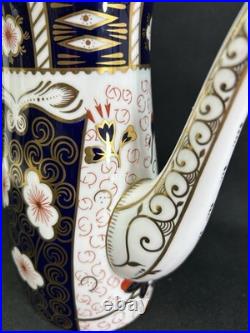 ROYAL CROWN DERBY 2451(1)Traditional Imari 7 3/4, 5 Cup Coffee PotEngland