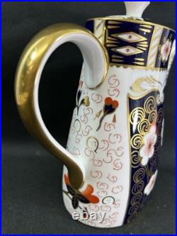 ROYAL CROWN DERBY 2451(1)Traditional Imari 7 3/4, 5 Cup Coffee PotEngland