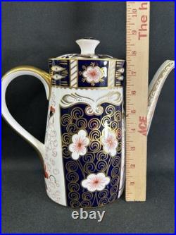 ROYAL CROWN DERBY 2451(1)Traditional Imari 7 3/4, 5 Cup Coffee PotEngland
