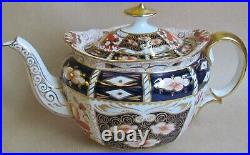 ROYAL CROWN DERBY 2451 PATTERN IMARI 2 PINT TEAPOT MINT VINTAGE 1921 (Ref6527)