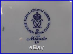 Royal Crown Derby 4 Mikado Dinner Plates 10 1/2 New