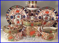 ROYAL CROWN DERBY 9pc IMARI TEA SET