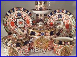 ROYAL CROWN DERBY 9pc IMARI TEA SET