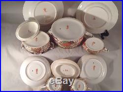 ROYAL CROWN DERBY 9pc IMARI TEA SET