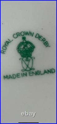 ROYAL CROWN DERBY ASHBY 14PC Set Soup Bowls, Plates, Cups scalloped Burford Shape