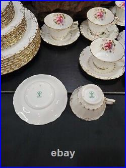 ROYAL CROWN DERBY ASHBY 5 Piece Place Setting For 8 NEVER USED made in England