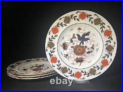 ROYAL CROWN DERBY ASIAN ROSE DINNER PLATE 8687 Set of 4