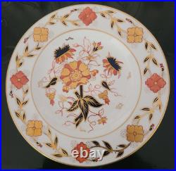ROYAL CROWN DERBY Asian Rose #8687 Dessert Plates 8.25 Inch Set of 14 Mint