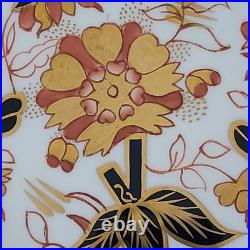 ROYAL CROWN DERBY Asian Rose #8687 Dessert Plates 8.25 Inch Set of 14 Mint