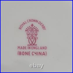 ROYAL CROWN DERBY Asian Rose #8687 Dessert Plates 8.25 Inch Set of 14 Mint