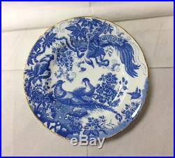 Royal Crown Derby Blue Aves Salad Plate 8 1/2 Bone China England New