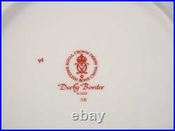 ROYAL CROWN DERBY BORDER Imari Place setting Dinner Bread Plate Cup England