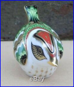 ROYAL CROWN DERBY Bird Paperweight Firecrest 2009