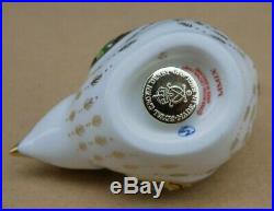 ROYAL CROWN DERBY Bird Paperweight Firecrest 2009