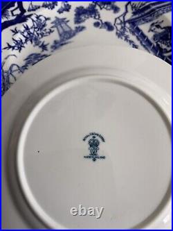 ROYAL CROWN DERBY? Blue Mikado? ELEVEN PIECE Tea For FOUR? Antique/Vintage