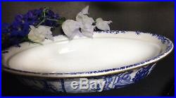 ROYAL CROWN DERBY Blue Mikado Lidded Casserole Dish Perfect Condition