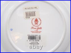 ROYAL CROWN DERBY Bone China GOLD AVES 8 1/2 Salad Plate NEW