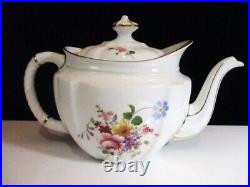 ROYAL CROWN DERBY British Antique Teapot Derby Posies