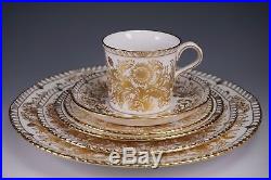 ROYAL CROWN DERBY Brocade A. 1286 Place Setting 6PC Dinner Salad Bread Plate