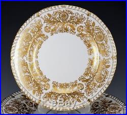 ROYAL CROWN DERBY Brocade A. 1286 Place Setting 6PC Dinner Salad Bread Plate