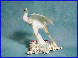 ROYAL CROWN DERBY Chelsea Bird FIGURINE 22KT GOLD Green