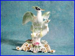 ROYAL CROWN DERBY Chelsea Bird FIGURINE 22KT GOLD Green