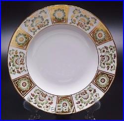 Royal Crown Derby Dinner Plate Green Derby Panel Pattern