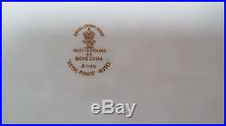ROYAL CROWN DERBY English Bone China Pinxton Rose 15 by 12 Platter