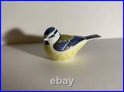 ROYAL CROWN DERBY GARDEN BLUE TIT PAPERWEIGHT Free Shipping