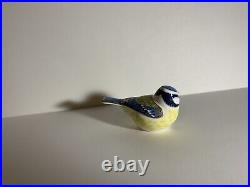 ROYAL CROWN DERBY GARDEN BLUE TIT PAPERWEIGHT Free Shipping