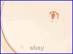 ROYAL CROWN DERBY Hand-Painted 1906 Gold Embellished Plate