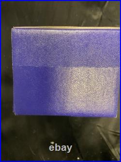 ROYAL CROWN DERBY Hen Paperweight withGold Button in Original Box