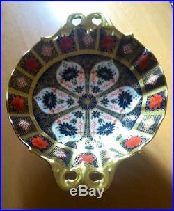 ROYAL CROWN DERBY IMARI 1128 DUCHESS TRAY. Solid Gold Band 2nd MMVI 9 Fluted