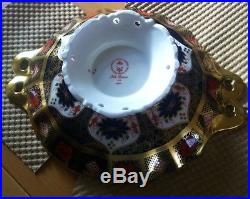 ROYAL CROWN DERBY IMARI 1128 DUCHESS TRAY. Solid Gold Band 2nd MMVI 9 Fluted