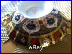 ROYAL CROWN DERBY IMARI 1128 DUCHESS TRAY. Solid Gold Band 2nd MMVI 9 Fluted
