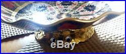 ROYAL CROWN DERBY IMARI 1128 DUCHESS TRAY. Solid Gold Band 2nd MMVI 9 Fluted