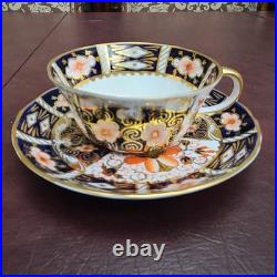 ROYAL CROWN DERBY IMARI 13 PC. COFFEE/TEA SET Service for 5