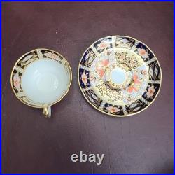 ROYAL CROWN DERBY IMARI 13 PC. COFFEE/TEA SET Service for 5