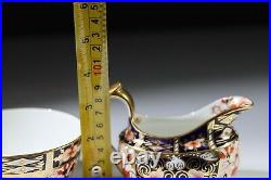 ROYAL CROWN DERBY IMARI 2451 MILK / CREAM JUG + Sugar Bowl