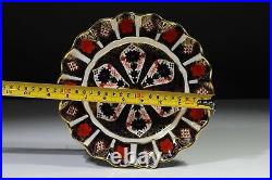 ROYAL CROWN DERBY'Imari 1128' Fluted Plate, c1921-64 / 8.75
