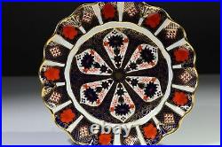 ROYAL CROWN DERBY'Imari 1128' Fluted Plate, c1921-64 / 8.75