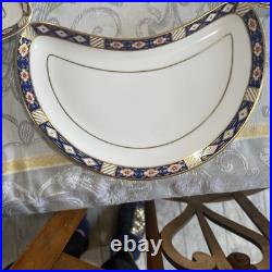ROYAL CROWN DERBY KEDLESTON Salad/ BONE DISH SET OF 4