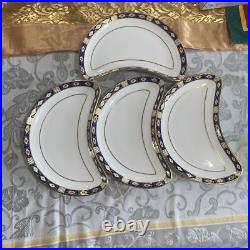 ROYAL CROWN DERBY KEDLESTON Salad/ BONE DISH SET OF 4